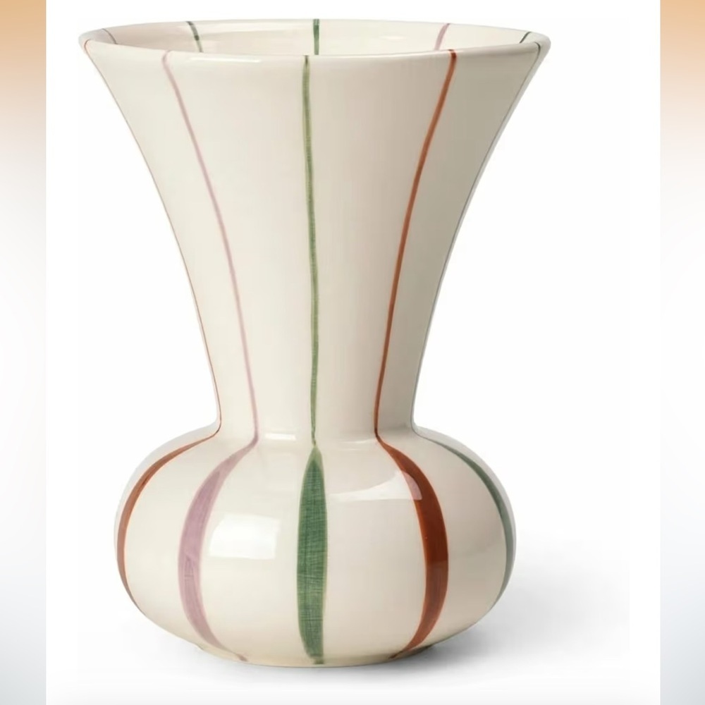 Kahler Signature Handpainted Vase Stoneware Designed by Meyer-Lavigne - Picture 2 of 8